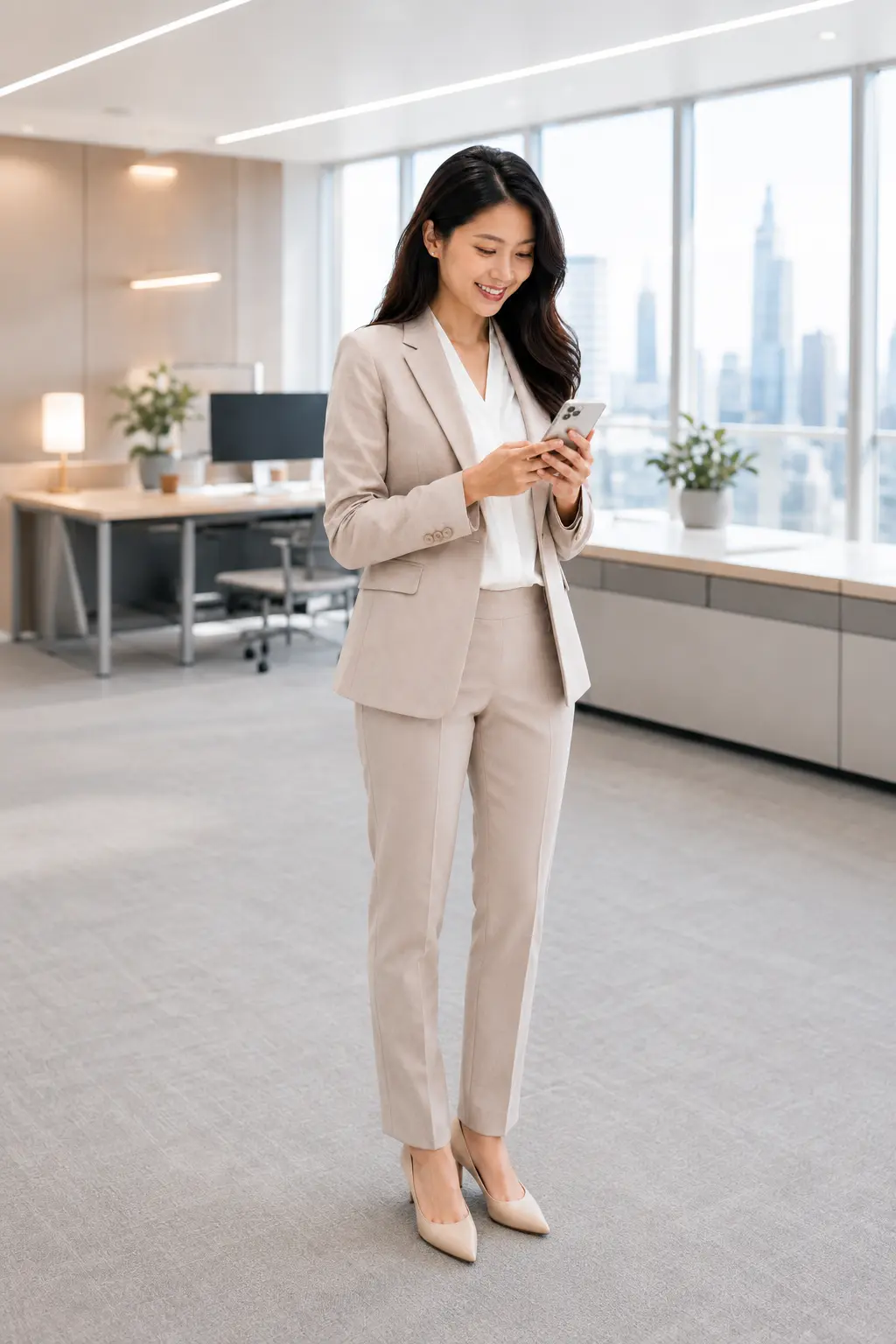 Borrower completing identity verification on a phone